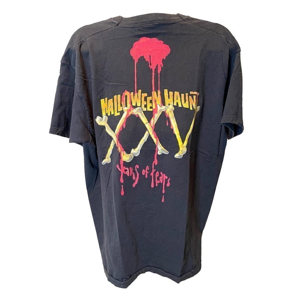 Knott’s Scary Farm Mens T Shirt Black Size XL Vintage 1997 Halloween Haunt USA